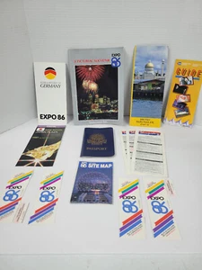 EXPO 86 Vancouver Sammlung mit Reisepass, Tickets, Prospekten - Bild 1 von 10