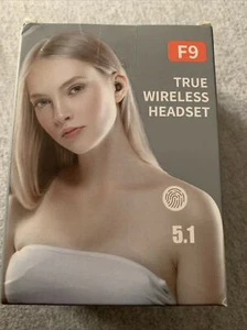 F9 True Wireless EARBUDS mit Powerbank mit Bluetooth 5.1 Nagelneu Und OVP. - Bild 1 von 4