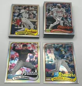 2024 TOPPS ACTUALIZACIÓN CROMADA 1989 TOPPS BÉISBOL TU ELIGES COMPLETA TU CONJUNTO - Imagen 1 de 1