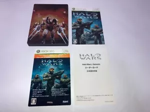 Halo Wars With Steel Book Microsoft XBOX 360 2009 In Stock Japan import - Picture 1 of 3