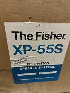 "The Fisher" XP-55S Stereo Speaker Pair In Original Box - Picture 1 of 6