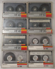 Lotto 8x SONY HF 46 60 90 1985 1986 musicassette vergini cassette tape vintage