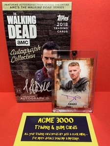 2018 Topps Walking Dead Autograph Collection DANIEL NEWMAN as Daniel 28/50 A-DN