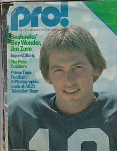 Gameday Pro Football Denver Broncos Seattle Seahawks Jim Zorn Sept. 23 1979 - Picture 1 of 1
