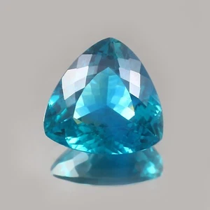 Piedra preciosa natural fina azul verde parti zafiro suelta corte trillón - 29,00 CT - Imagen 1 de 4