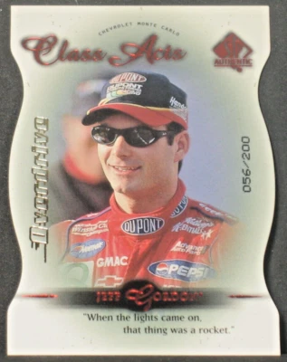 Jeff Gordon 1999 SP Authentic Overdrive Parallel #65 (56/200) Upper Deck - Image 1 of 2