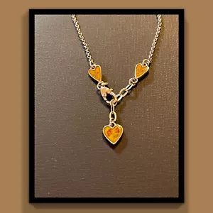 BRIGHTON PICCADILLY HEART CHARM Ankle BRACELET !!! - Picture 1 of 4