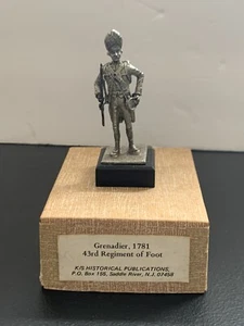 Lot of 3 Pewter Military Figures by K/S Historical Publications Vintage - Picture 1 of 9
