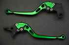 Long Levers Pair Brake And Clutch Lever Green Mv Agusta F4 312R (1000)	2007-2009