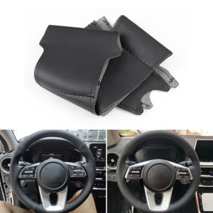 Leder Lenkradbezug Lenkrad Leder für Kia Forte s 2019 Für KIA Optima 2018 2019 - Bild 1 von 13