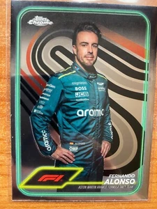 Topps Chrome F1 2024 Fernando Alonso Formula 1 Aston Martin Aramco #11 - Bild 1 von 2
