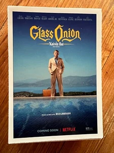 Glass Onion: A Knives Out Mystery | 2022 | Cinema Filmplakatkarte - Bild 1 von 1