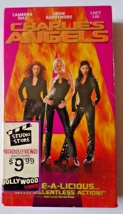 Charlie’s Angels Cameron Diaz, Drew Barrymore, Lucy Liu, Bill Murray VHS 2001 - Picture 1 of 7