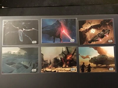 Topps Star Wars The Force Awakens Concept Art insert, complete set of 20 cards - Image 1 of 3