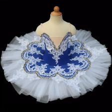 Blue Tutu Ballet Lace Swan Dress Professional Ballerina Dress Ballet Dance