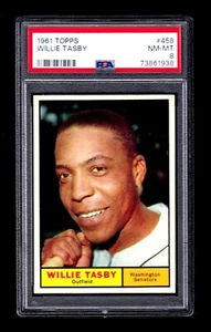1961 Topps #458 Tasby PSA 8 NM-MT - Bild 1 von 2