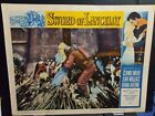 Lobby Card 1963 SWORD OF LANCELOT Jean Wallace as Guinevere saved burning stakes