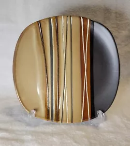 "Bazaar Brown" Square Stoneware Plate by Hometrends (Set of 2) - Picture 1 of 11
