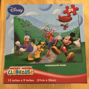Disney’s Mickey Mouse Clubhouse 12x9 Lenticular Puzzle 24 Piece Mickey Donald - Picture 1 of 5