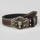 Vintage Design Mens Western Cowboy Belt Gift for Husband Father Boyfriend Brothe