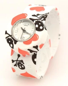 Bill's Watch reloj - mini pulsera corazón pirata correa, esfera blanca BA-MI-03 - Imagen 1 de 3