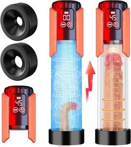 Vacuum Electric Penis Pump Digital rechargeable Male Men Penis Enlarger Growth - Picture 1 of 7