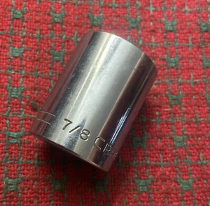 Vintage CRAFTSMAN 7/8โ SOCKET 1/2" DR =V= USA ๐บ๐ธ - Picture 1 of 6