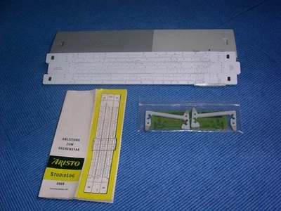 Rechenschieber ARISTO - STUDIOLOG Nr. 0969 mit Anleitung und Ständer - Bild 1 von 4