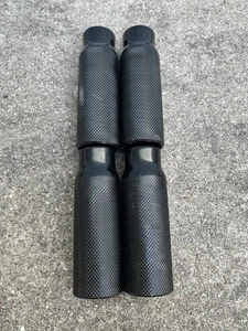 Old School BMX Freestyle Pegs Axle Black 3/8 - Picture 1 of 9