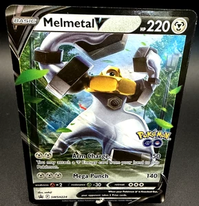 Melmetal V SWSH224 Sword & Shield Black Star Promo Pokemon Card NM - Picture 1 of 11