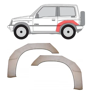 Suzuki Vitara 1988- 1998 2 Türer Radlauf Reparaturblech Set hinten / L+R - Bild 1 von 4