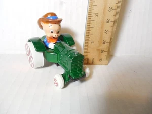 Vintage 1988 ERTL Looney Tunes Porky Pig PVC Tractor Cake Topper WB Farmer - Picture 1 of 6