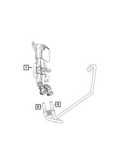 Genuine Mopar Differential Pressure Sensor 68155263AC - Picture 1 of 6