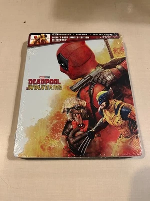 Deadpool & Wolverine 4k/Blu-ray Limited Edition Steelbook NEW/SEALED MARVEL - Image 1 of 3