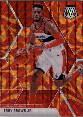 2019-20 Panini Mosaic Mosaic Orange Reactive #162 Troy Brown Jr. - BSK - Image 1 of 2