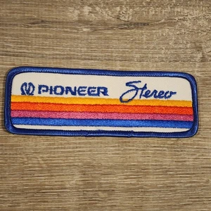 Pioneer Stereo Vintage Patch (MAI USATO) NUOVO - Foto 1 di 2