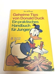 Libro de colección 1974 Walt Disney Pato Donald puntas de secreto alemán editorial Delphin - Imagen 1 de 6