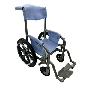American Girl Doll Wheelchair 13" Tall Light Blue Doll Accessories - Picture 1 of 12