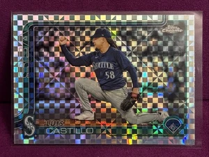 2025 Topps Chrome - Luis Castillo #69 X-Fractor | Mariners - Picture 1 of 2