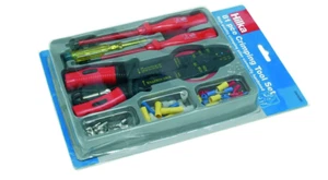 81 PCE Set di Utensili Crimpatrice Elettricisti Crimpatrice Terminale Cavo Elettrico - Foto 1 di 4