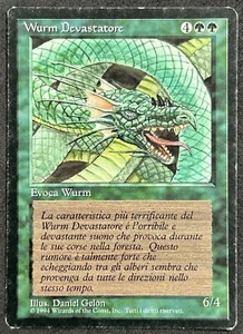 MAGIC~WURM DEVASTATORE~FBB~FOREIGN BLACK BORDERED~1 EDIZIONE~IT~PR - Imagen 1 de 2