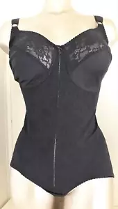 SANAGENS body modellatore LUCY BS NERO senza ferretto taglie forti COPPA C - Foto 1 di 1