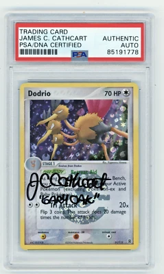 First Ever James C. Cathcart Signed Dodrio 21/112 EX FireRed & LeafGreen - Image 1 of 2