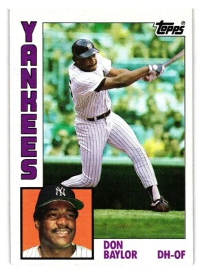 1984 Topps - #335 Don Baylor - Image 1 of 2