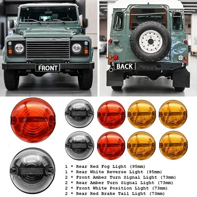 10x Complete LED Light Upgrade Kit Lamp For Land Rover Defender 1990-2016 90/110 - Image 1 of 4