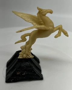 Pegasus Figurine On Wood Winged Flying Horse Mythical Fantasy Made In Japan - Picture 1 of 9