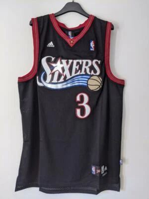 Canotta nba basket Allen Iverson maglia Philadelphia 76ers jersey New S/M/L/XL