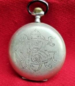 Rare Antique OMEGA GENEVE Pocket Watch Manual Swiss Made Working Perfectly - Picture 1 of 15