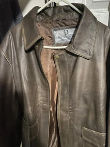 Men’s INDIANA JONES Genuine Leather Jacket Dynamic Leather XXL - Picture 1 of 4