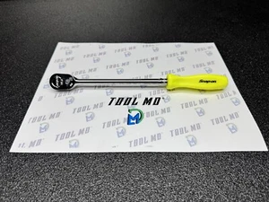 Snap-on Tools NEW HI VIZ YELLOW 1/4" Drive Hard Grip Long Fixed Ratchet THLLD72 - Bild 1 von 12